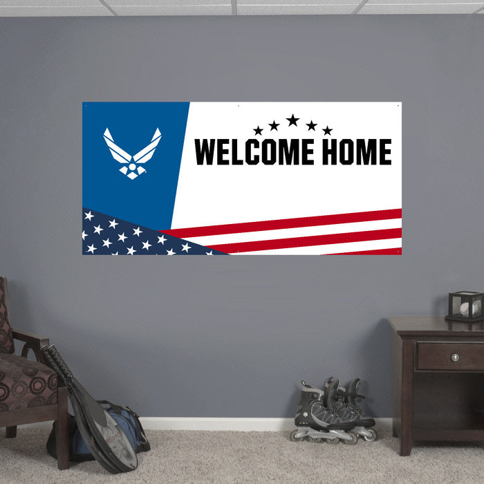 Air Force Welcome Home Custom Sign (White)*