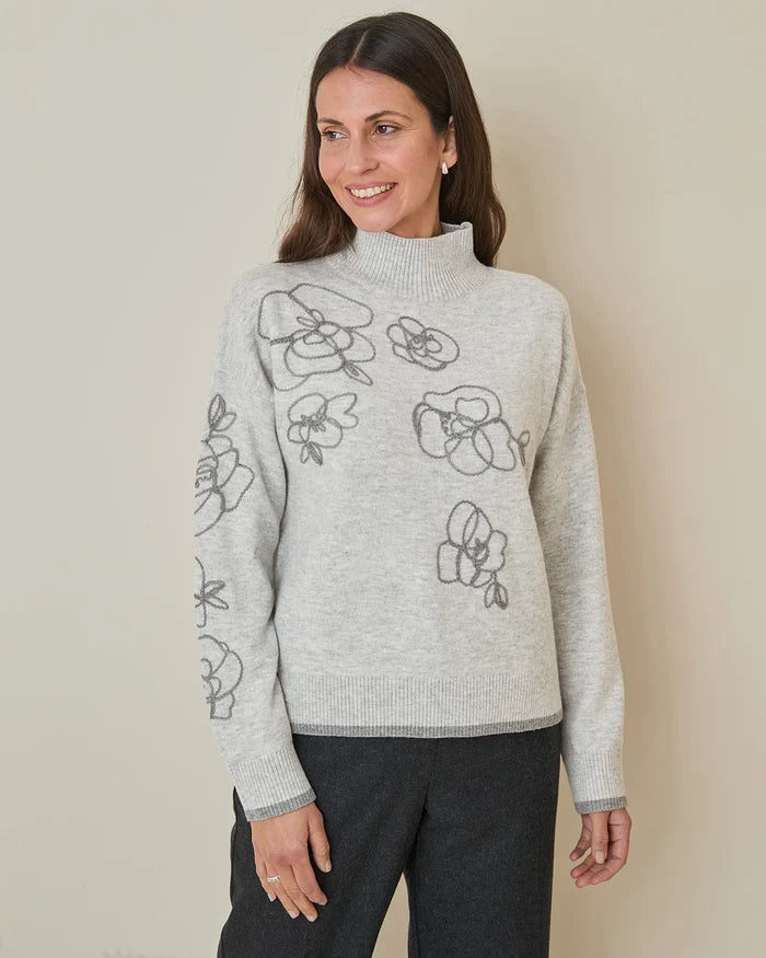 Alessia Floral Embroidered Jumper