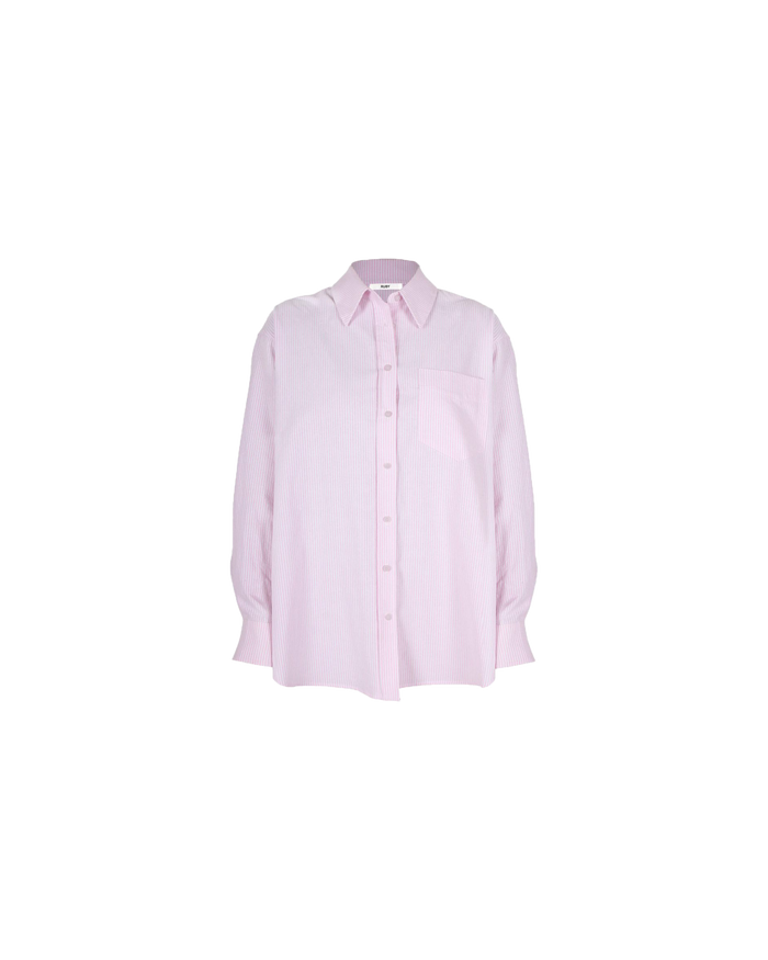 ALLORA SHIRT PINK STRIPE