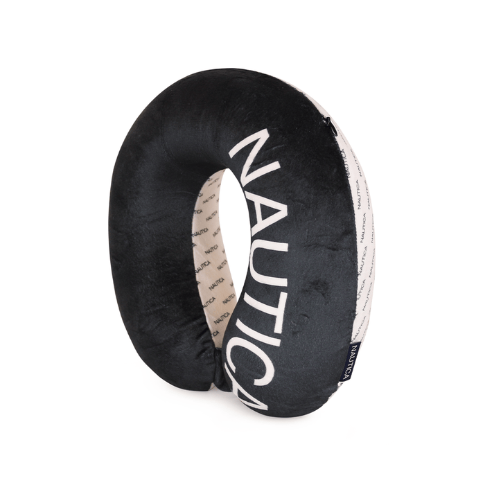 Almohada viaje Memory Foam negro