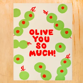 Alphabet Studios Love Cards -  Olive You So Much