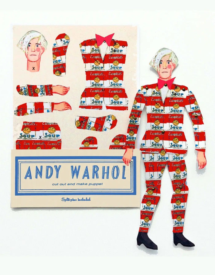 Andy Warhol Cut and Make Puppet by Wini Tapp