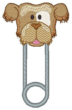 Animal Baby Pins 1 [4x4] #  10550