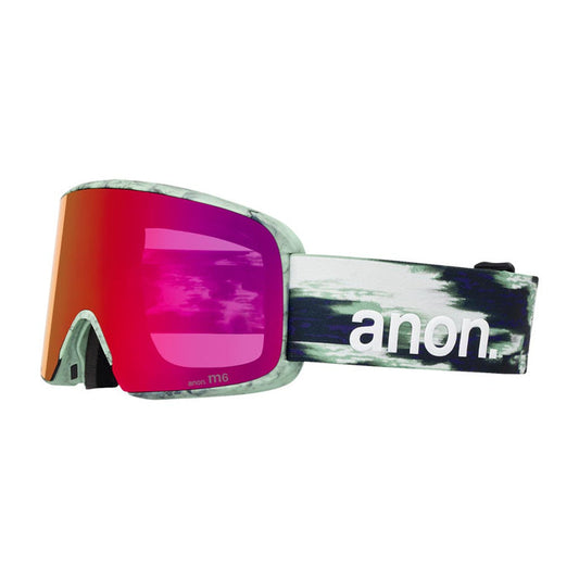 Anon 2026 M6 Low Bridge Goggle - Family Tree/Sunny Red