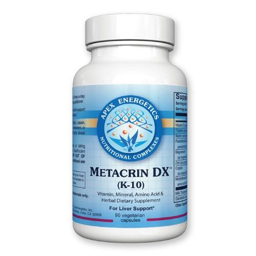 Apex Energetics K - 10 Metacrin - DX (90 Caps) - The Oasis of Health