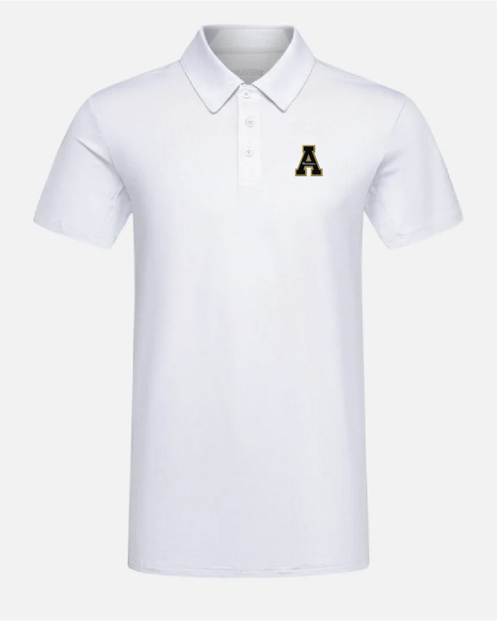 App State Crest 2.0 Polo Light Grey