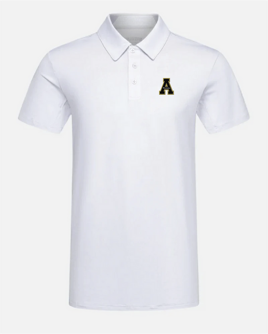 App State Crest 2.0 Polo Light Grey