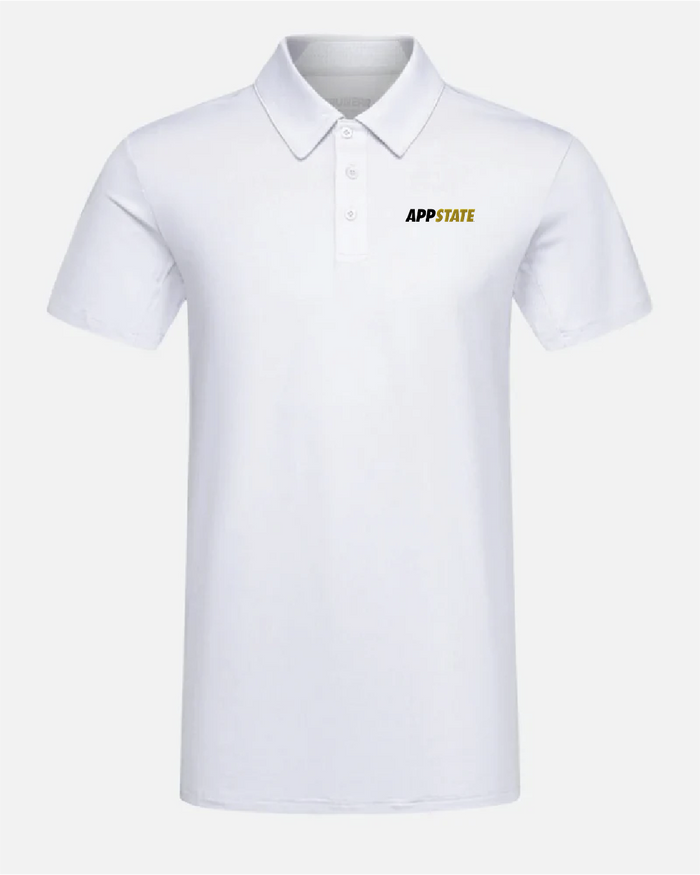 App State Crest 2.0 Polo Light Grey