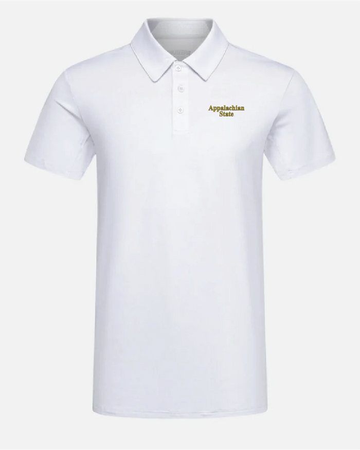 App State Crest 2.0 Polo Light Grey