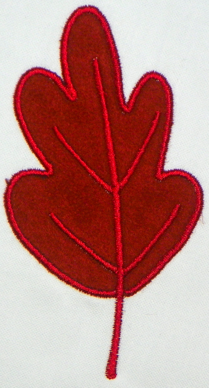 Applique Autumn Leaves  [4x4] #  10557