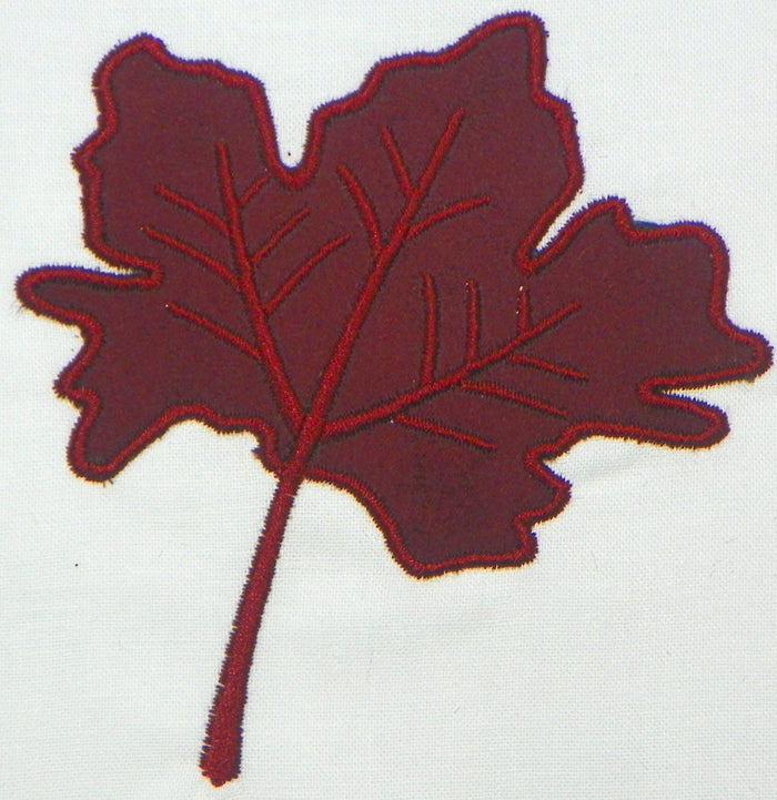 Applique Autumn Leaves  [4x4] #  10557