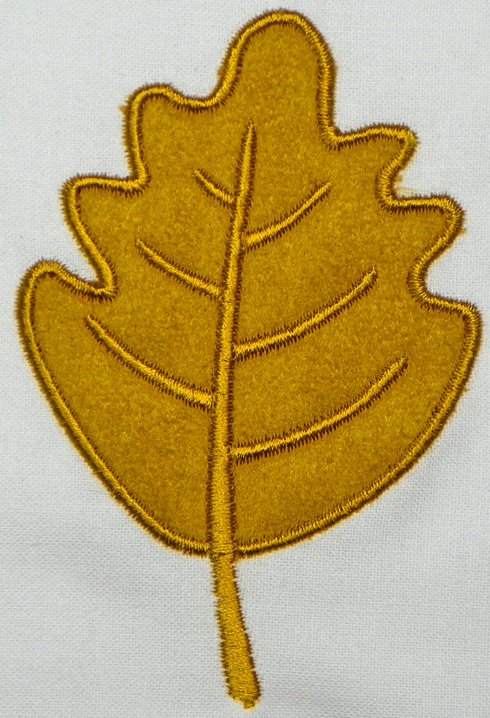 Applique Autumn Leaves  [4x4] #  10557