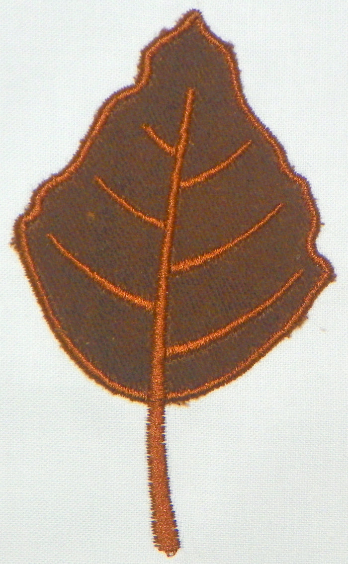 Applique Autumn Leaves  [4x4] #  10557