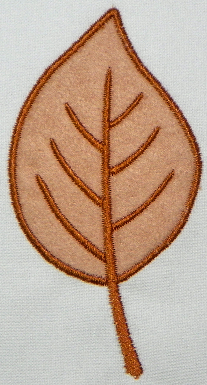 Applique Autumn Leaves  [4x4] #  10557