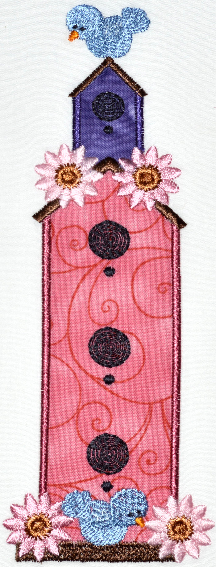 Applique Birdhouses [5x7] # 10565