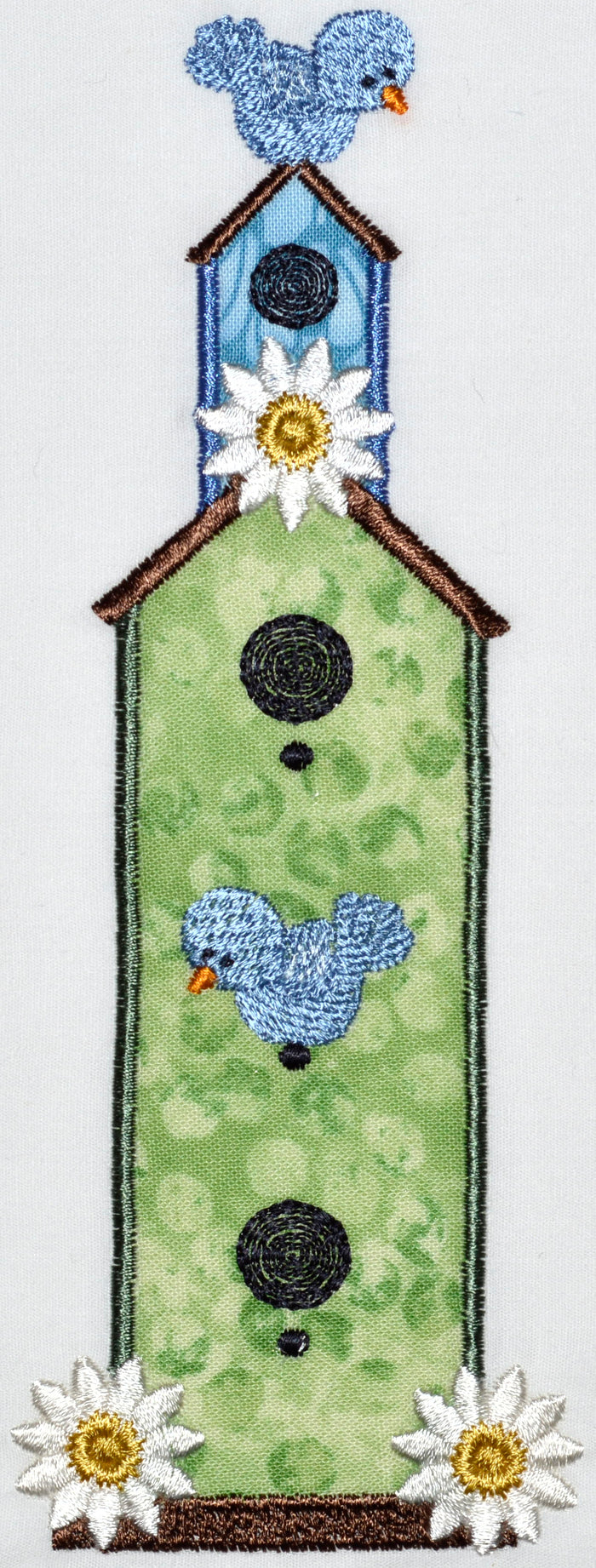 Applique Birdhouses [5x7] # 10565