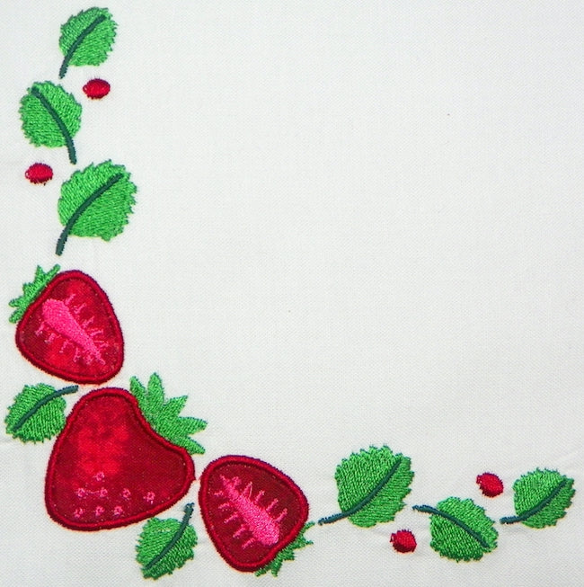 Applique Fruit Corners<br>7 @ [5x7] #10558