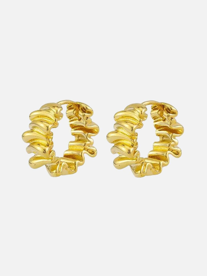 April Hoops - Gold Earrings Jolie & Deen