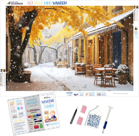 Arles Snowfall