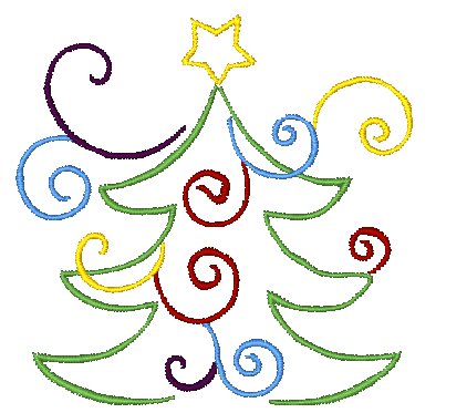 Art Deco Christmas  [4x4] # 10797