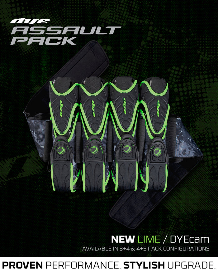 Assault Pack Pro Harness - Dyecam Lime 4+5
