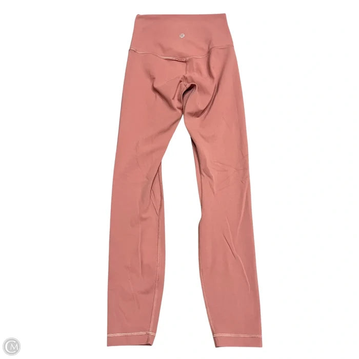 Athletic Leggings By Lululemon In Pink, Size: 2