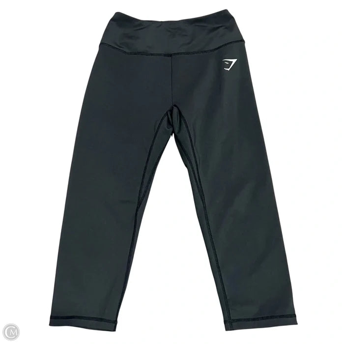 Athletic Leggings Capris By Gym Shark In Black, Size: Xs