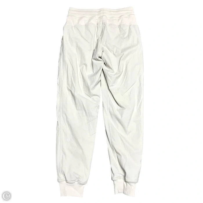 Athletic Pants By Lululemon In Cream, Size: 4