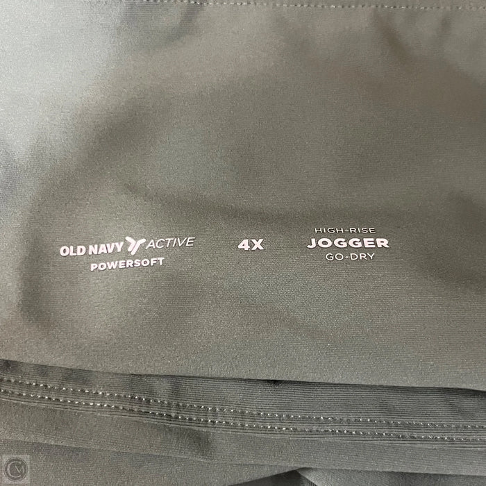 Athletic Pants By Old Navy In Green, Size: 4x