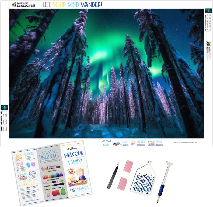 Aurora Ice Forest
