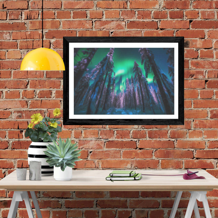 Aurora Ice Forest