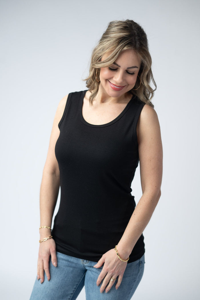 Ava Tank - Black by Michelle Mae