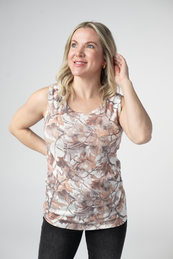 Ava Tank - Woodsy Camo by Michelle Mae