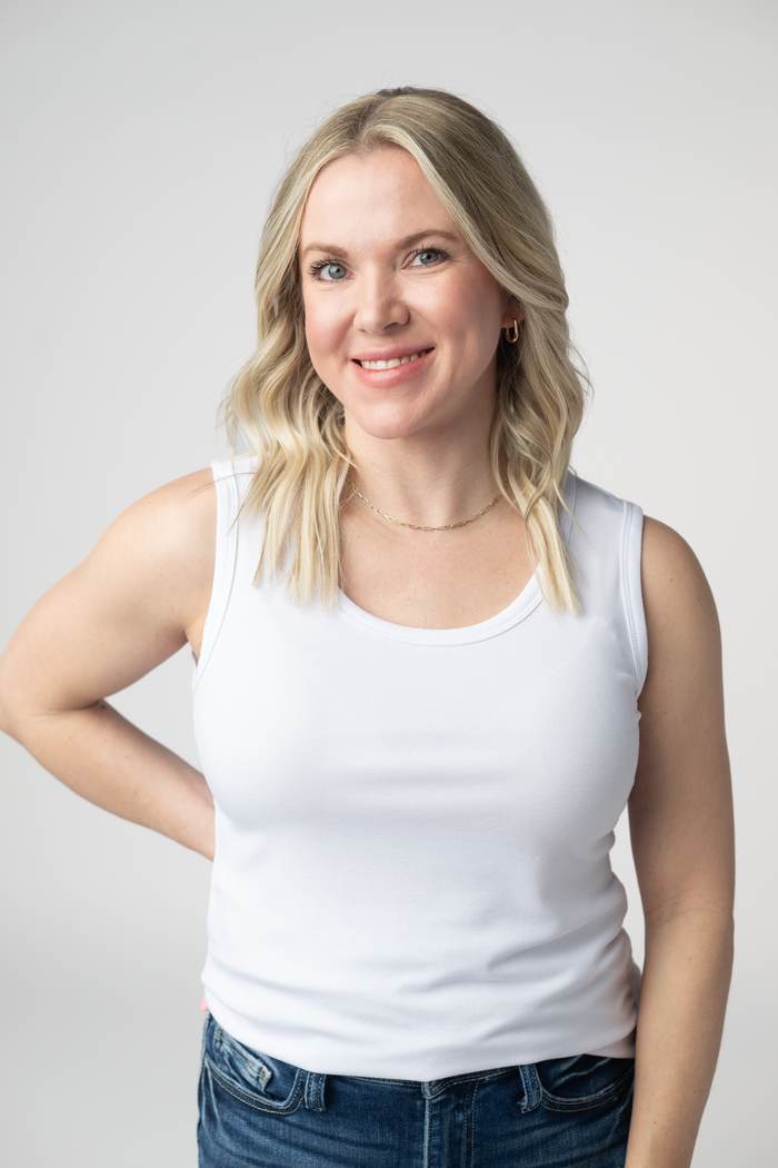 Ava Tank- White by Michelle Mae