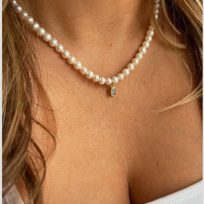 Avalon Pearl Beaded Necklace