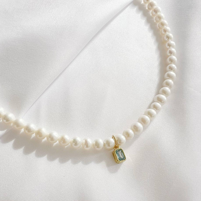 Avalon Pearl Beaded Necklace