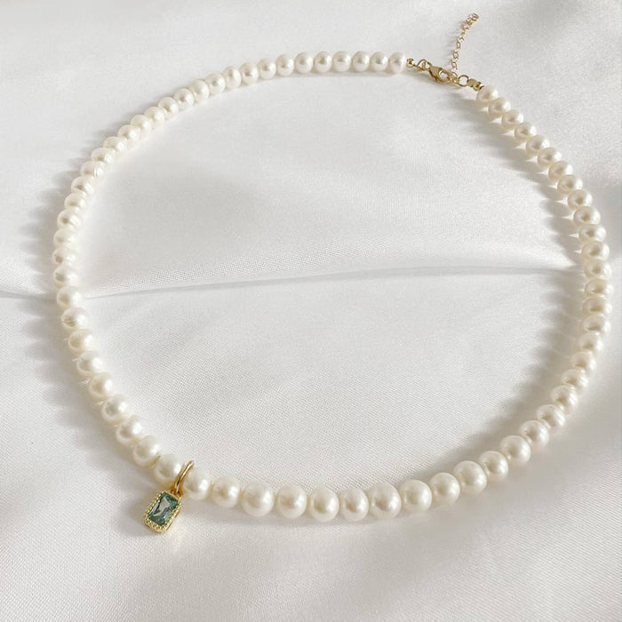 Avalon Pearl Beaded Necklace