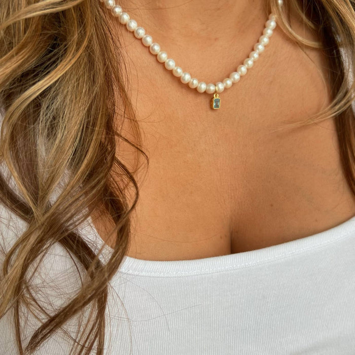 Avalon Pearl Beaded Necklace