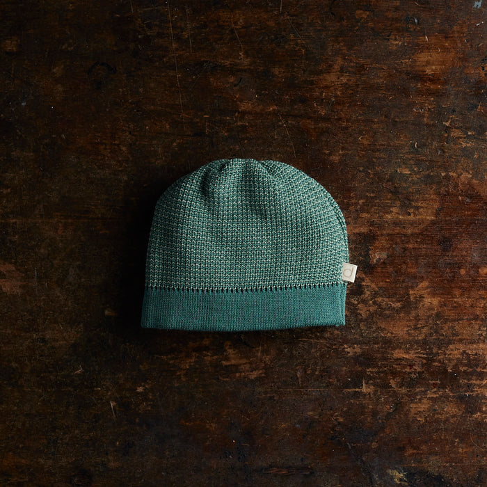 Baby & Kids Merino Wool Beanie - Eucalyptus/Jade