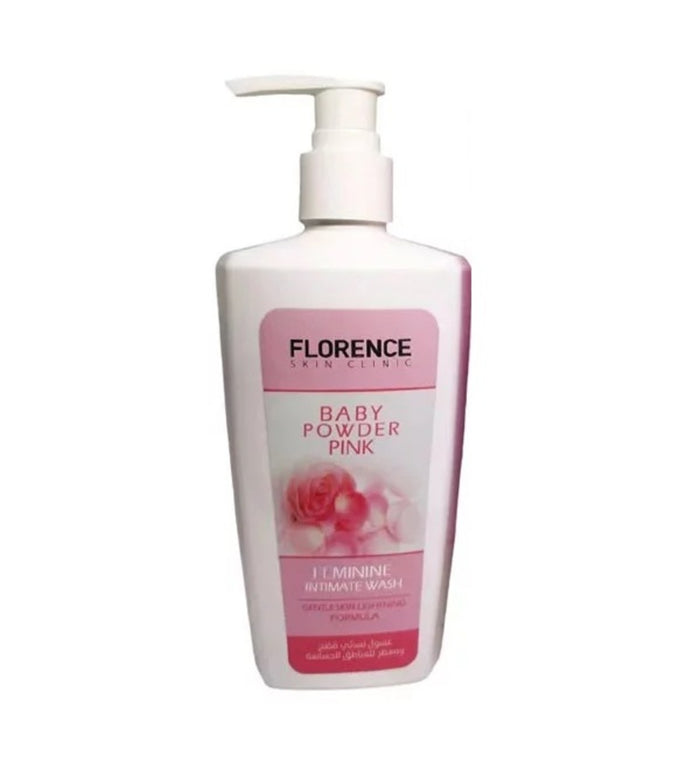 Florence Baby Powder Pink Intimate Wash 200 ml pump bottle