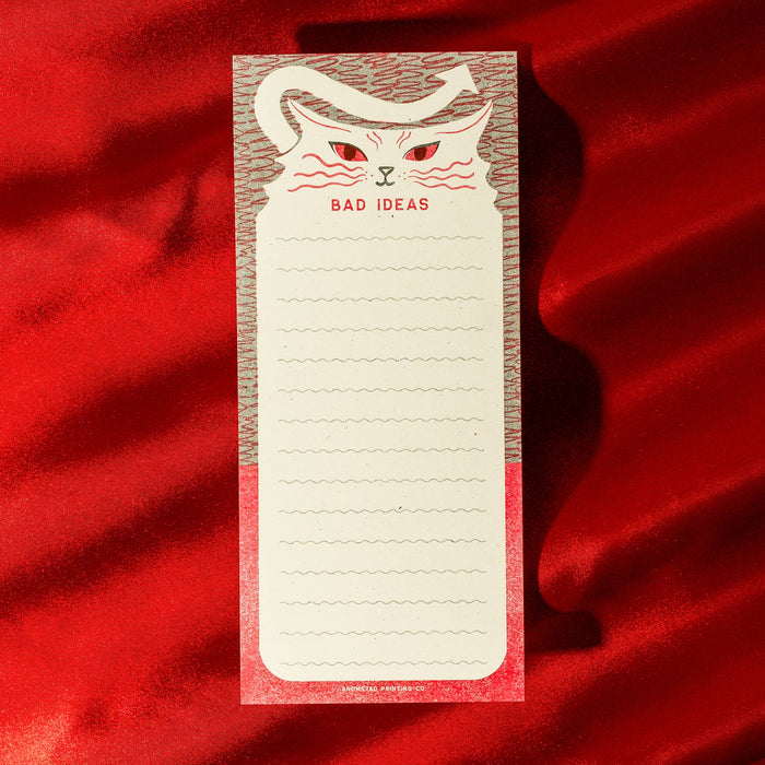 Bad Ideas - Tall Risograph Notepad