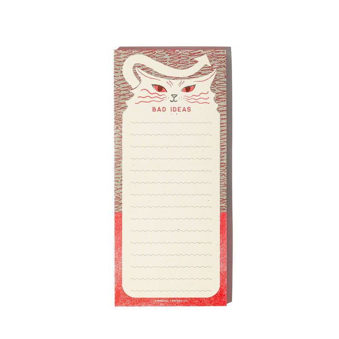 Bad Ideas - Tall Risograph Notepad