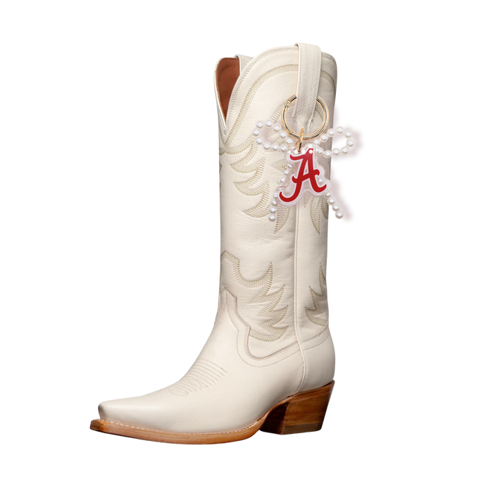 Bag & Boot Charm Texas A&M Pearl Bow