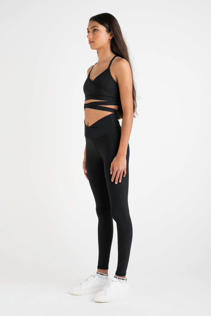 Ballet Wrap Crop Top