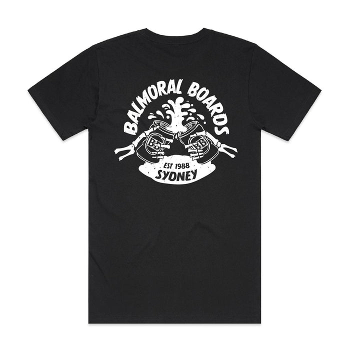 Balmoral Boards Cheers T-Shirt - Black