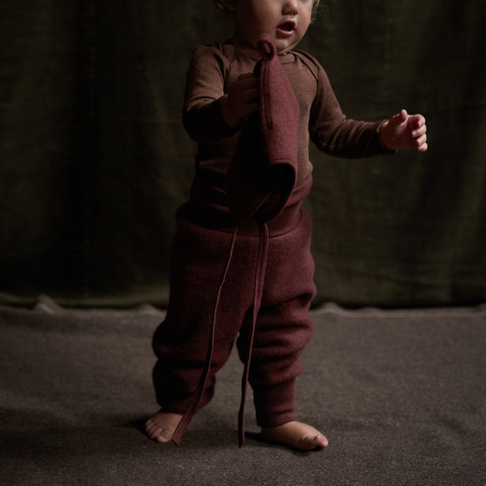 Barbet Baby & Kids Pants - Merino Wool Fleece - Fig