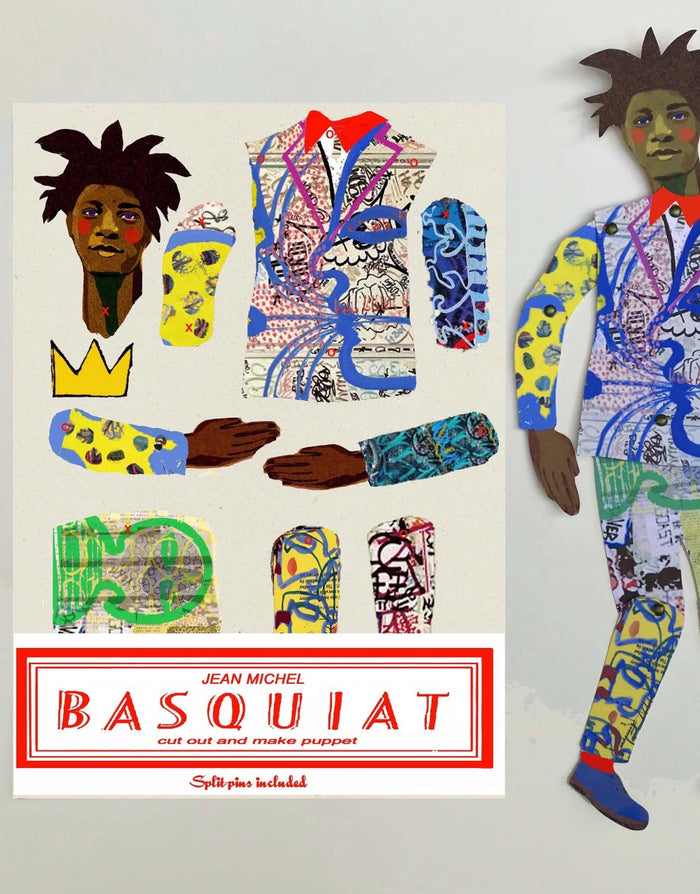 Basquiat Cut and Make Puppet by Wini Tapp