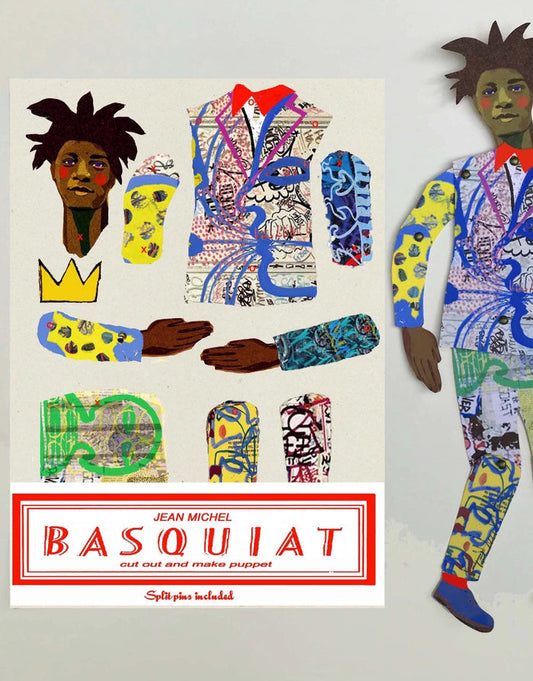 Basquiat Cut and Make Puppet by Wini Tapp