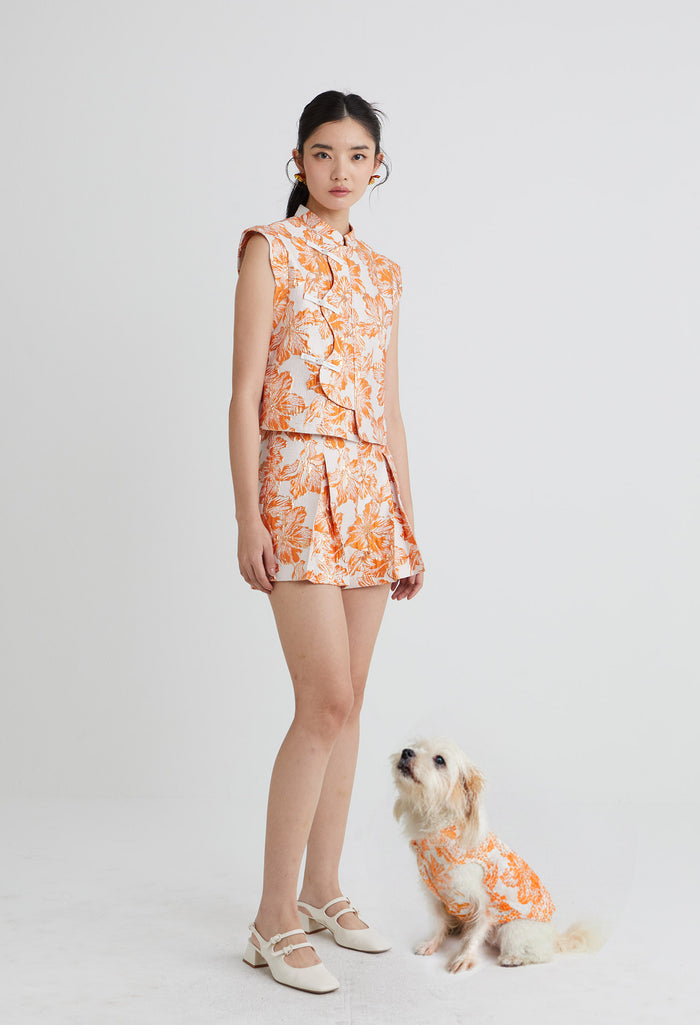 Belle Soirée Pleated Shorts