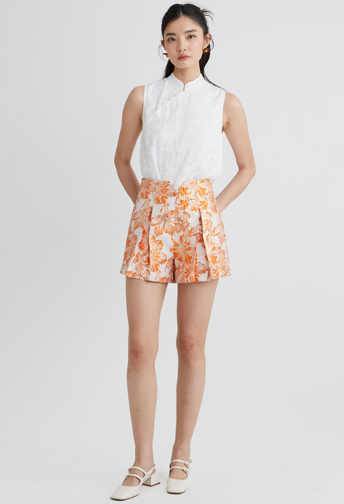 Belle Soirée Pleated Shorts